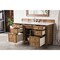 James Martin Vanities Brittany 60in Single Vanity, Saddle Brown w/ 3 CM White Zeus Quartz Top 650-V60S-SBR-3WZ - alternate 3